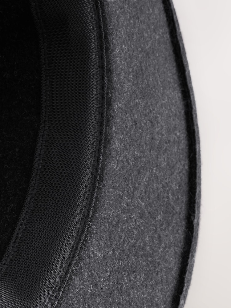 Black Fedora Snaffle Hat - Image 7 of 7