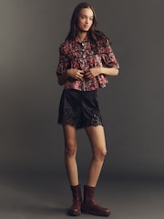 Anthropologie Maeve The Leandra Shirred Yoke Blouse - Image 3 of 3