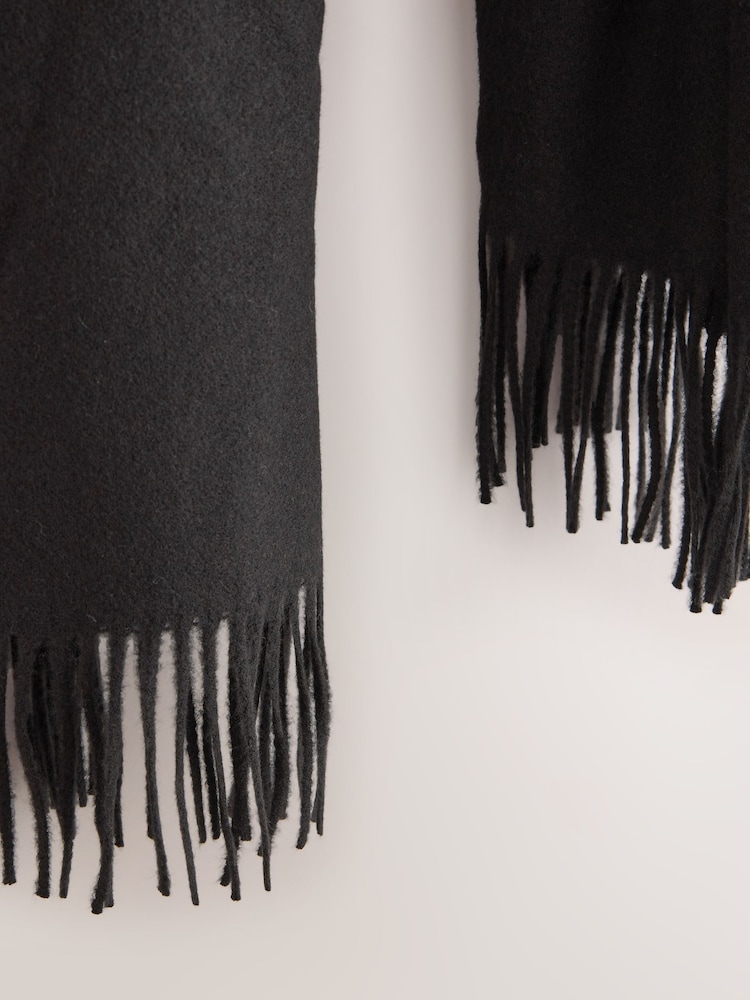 Black Midweight Scarf - Image 7 of 7 Black Midweight Scarf - Image 7 of 7