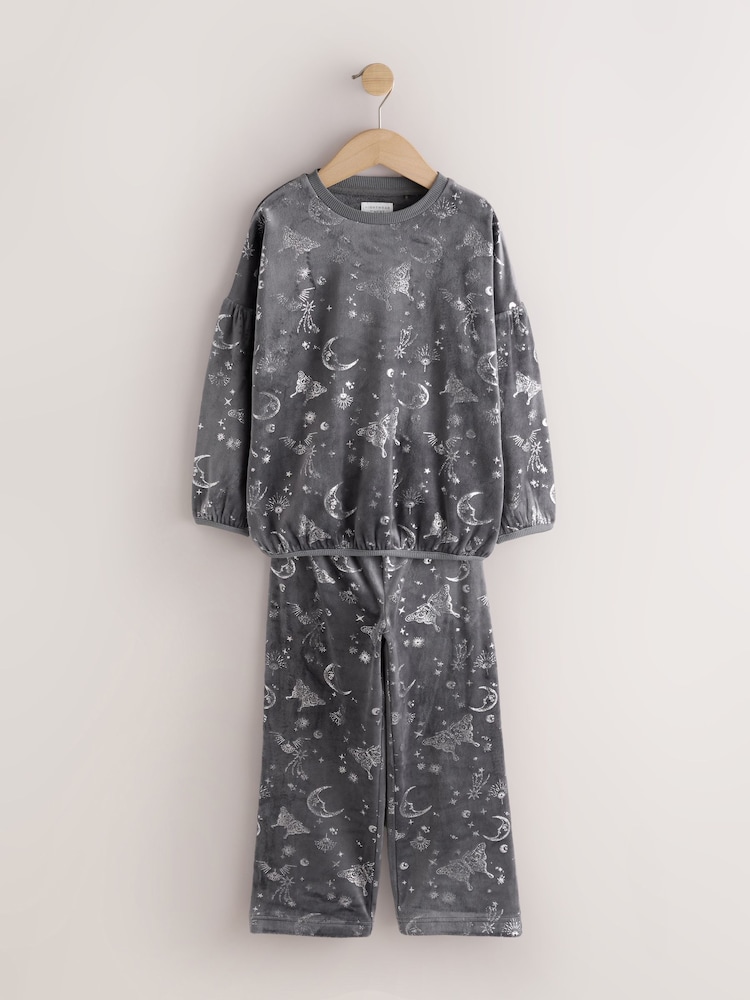 灰色 - Fleece Cosy Pyjamas (3-16yrs) - 圖片 1，共 4