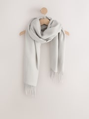 Açıq Boz - Ortaçəkili Scarf - 7şəkildən 5 şəkil