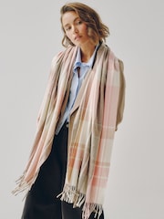 Çəhrayı Çek - Ortaçəkili Scarf - 5şəkildən 2 şəkil