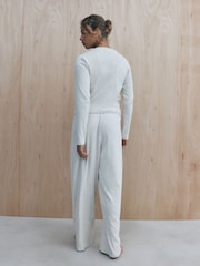 self. Long Sleeve Button Through Pyjamas Set - Bild 3 von 5