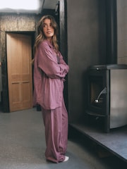 self. Red Check Shirt & Trouser Pyjamas Set - Image 2 of 8