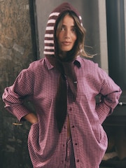 self. Red Check Shirt & Trouser Pyjamas Set - Image 4 of 8
