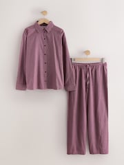 self. Red Check Shirt & Trouser Pyjamas Set - Image 7 of 8