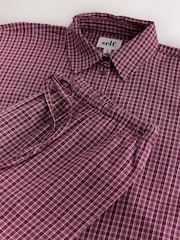 self. Red Check Shirt & Trouser Pyjamas Set - Image 8 of 8