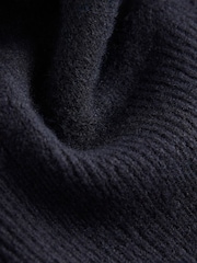 Navy Blue Sailor Collar Knitted Cover-Up - Image 7 of 8