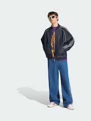 adidas Originals Blue Sst Adicolor Denim Tracktop - Image 1 of 5