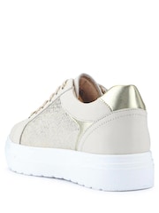 Pavers Cream Wide Fit Chunky Lace-Up Trainers - Image 3 of 5