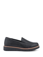 Pavers Black Wide Fit Elasticated Slip-On Shoes - Image 1 of 5