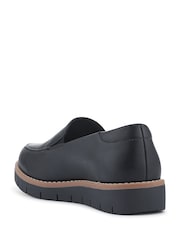Pavers Black Wide Fit Elasticated Slip-On Shoes - Image 3 of 5