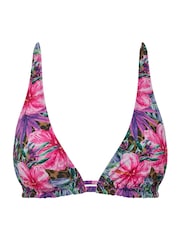 Chantelle Easy Pop triangle non wired bikini top, Island Flowers - 4의 이미지 4