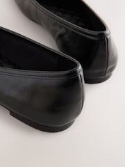 B by Ted Baker Leather Angled Toe Ballerina Shoes - Image 8 of 8