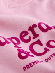 Superdry Pink Graphic Graphic Hoodie - Image 8 of 12
