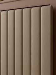 XR Living Natural Stone Maisie Velvet Ottoman Bed with Under Frame Lighting - Image 3 of 6