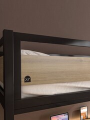 XR Living Oak Black Denver High Sleeper With App Controlled LED Lights - Image 5 of 6
