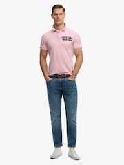 Superdry Pink Vintage Athletic Polo Shirt - Image 4 of 7