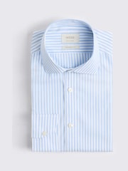 MOSS Tailored Fit Bengal Stripe Non Iron Cotton Shirt - Imagen 3 de 3