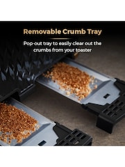 Tower Black Empire 4 Slice Toaster - Image 6 of 9