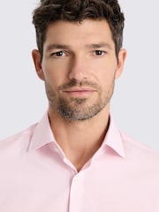 MOSS Pink Slim Fit Stretch Shirt - Image 2 of 2