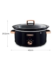 Tower Rose Gold Slow Cooker - Image 6 of 12