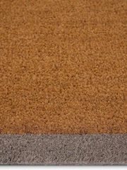 My Mat Taupe Border Coir Runner Doormat - Image 2 of 2