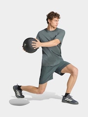adidas Dark Grey Workout Essentials Base Woven Shorts - Image 3 of 6