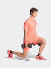 adidas Pink Workout Essentials Base Woven Shorts - Image 3 of 7