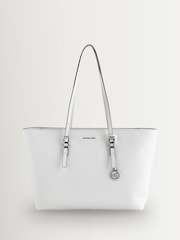 Michael Kors White Quinn Large East West Tote Bag - Image 1 of 1
