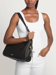 Michael Kors Black Nolita Medium Convertible Shoulder Bag - Image 2 of 3