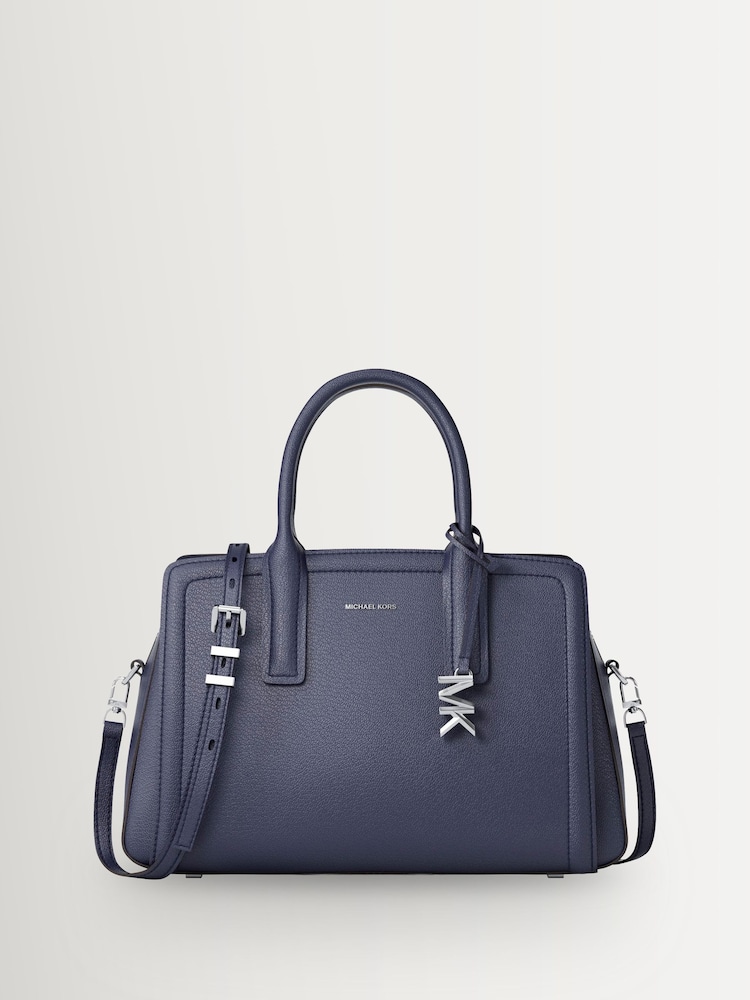 Michael Kors Blue Laila Medium Satchel Bag - Image 1 of 5