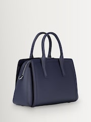 Michael Kors Blue Laila Medium Satchel Bag - Image 4 of 5