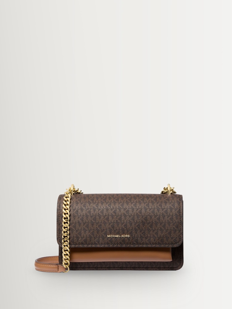 Michael Kors Brown Claire Large Shoulder Bag - Image 1 of 3