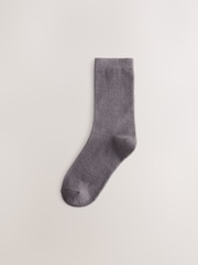 Charcoal Grey Thermal Fleece Socks 2 Pack - Image 2 of 5