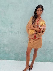 Never Fully Dressed Brown Camel Mystical Cardigan - Image 2 of 5