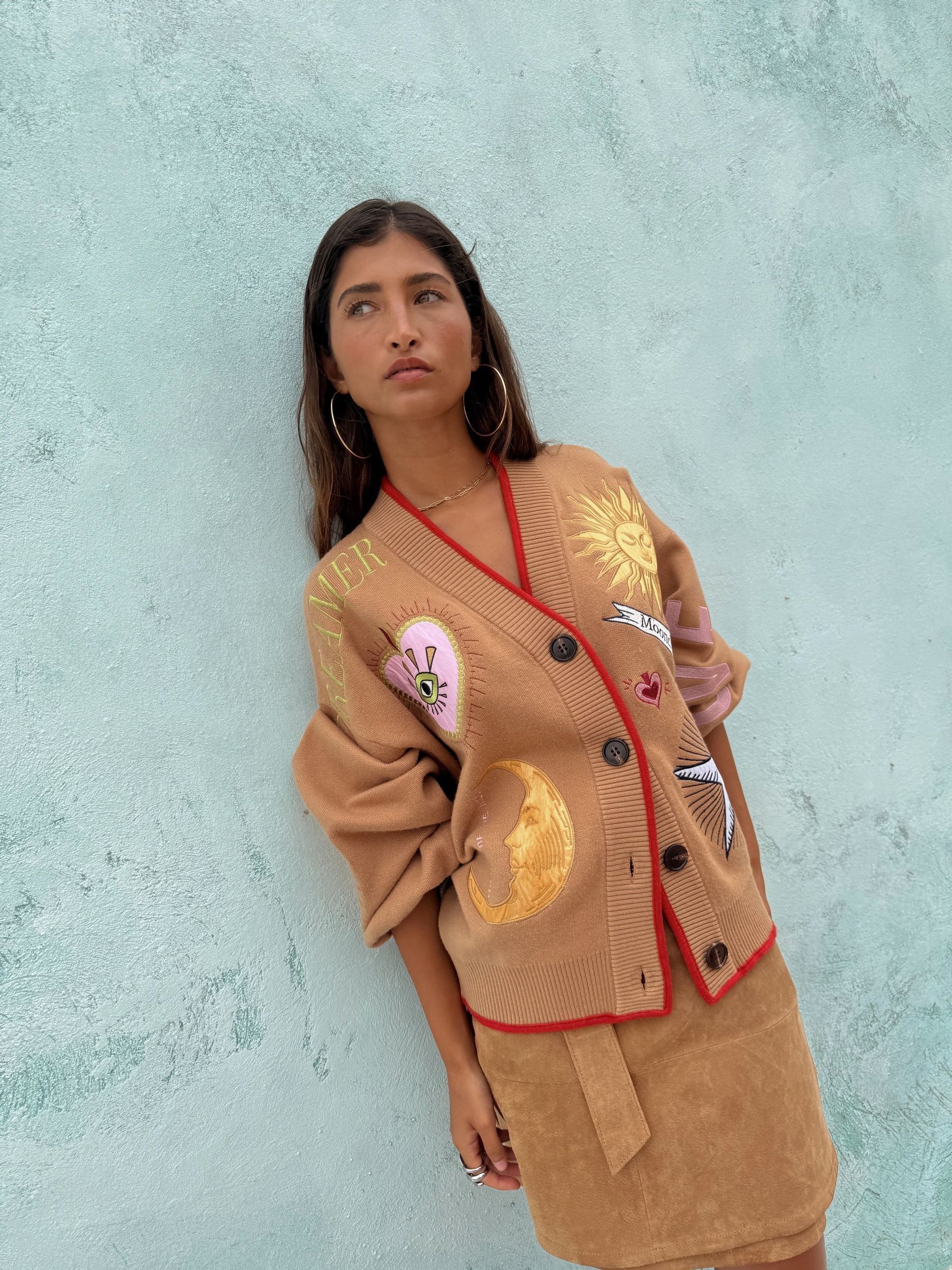 Buy Never Fully Dressed Brown Camel Mystical Cardigan from Next USA