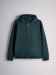 The Set 2 Pack Scuba Zip Through Hoodie Green/Navy - Image 6 of 9