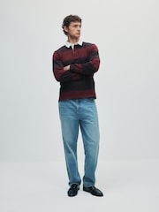 The Set 2PK Rugby Tops Berry Red - Image 5 of 11