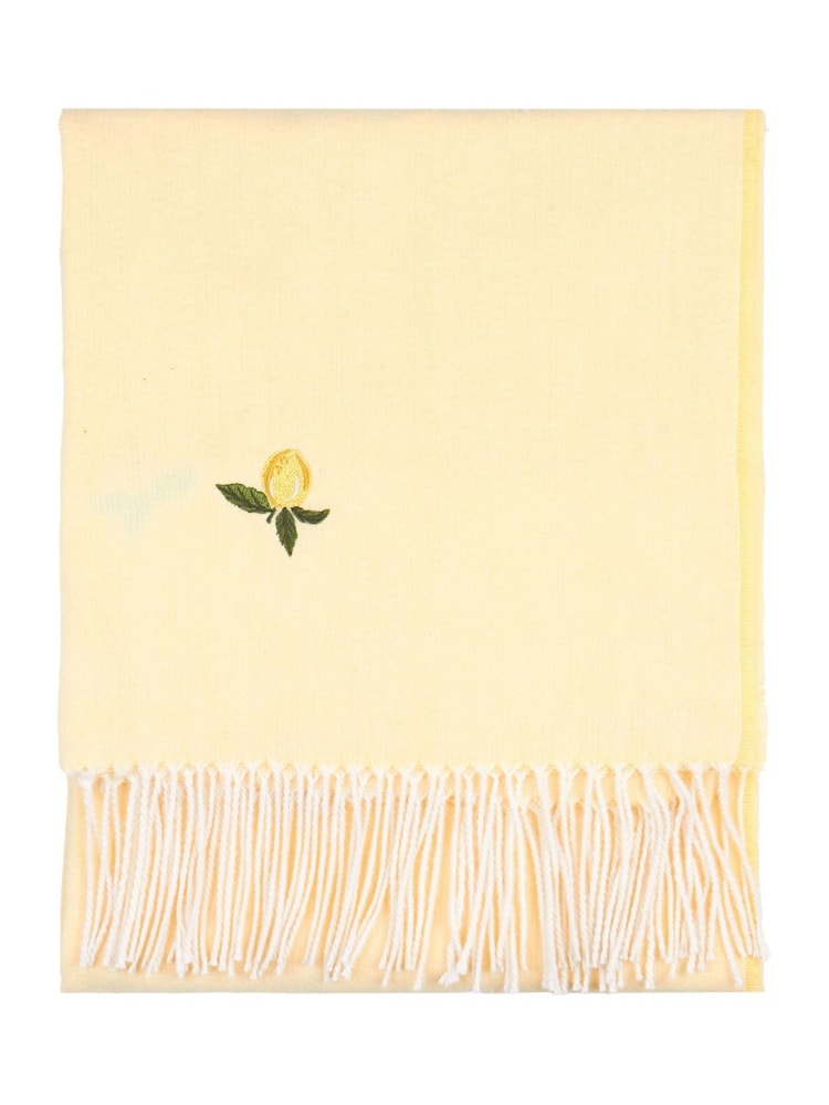 Furn Zesty Lemon Country Bee Fleece Throw - Image 2 of 3