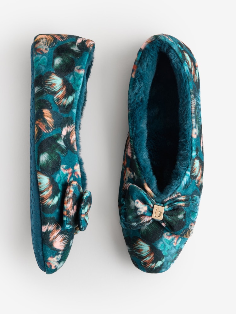 B by Ted Baker Ballerina Bow Slippers - Image 1 of 6 B by Ted Baker Ballerina Bow Slippers - Image 1 of 6