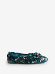B by Ted Baker Ballerina Bow Slippers - Image 2 of 6