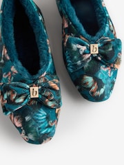 B by Ted Baker Ballerina Bow Slippers - Image 4 of 6