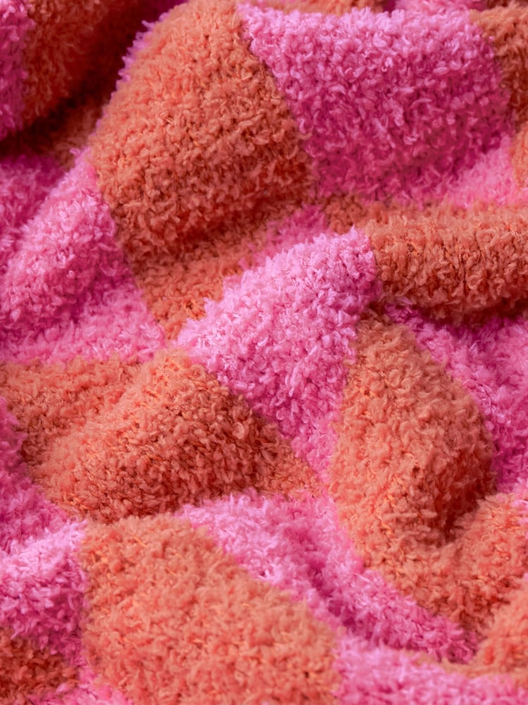 Furn Pink Pop Olsen Geometric Throw - Image 4 of 4