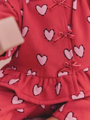 Red Heart Baby Sweat Top And Joggers Set 2 Piece (0mths-2yrs) - Image 5 of 13