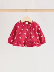 Red Heart Baby Sweat Top And Joggers Set 2 Piece (0mths-2yrs) - Image 8 of 13