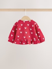 Red Heart Baby Sweat Top And Joggers Set 2 Piece (0mths-2yrs) - Image 9 of 13
