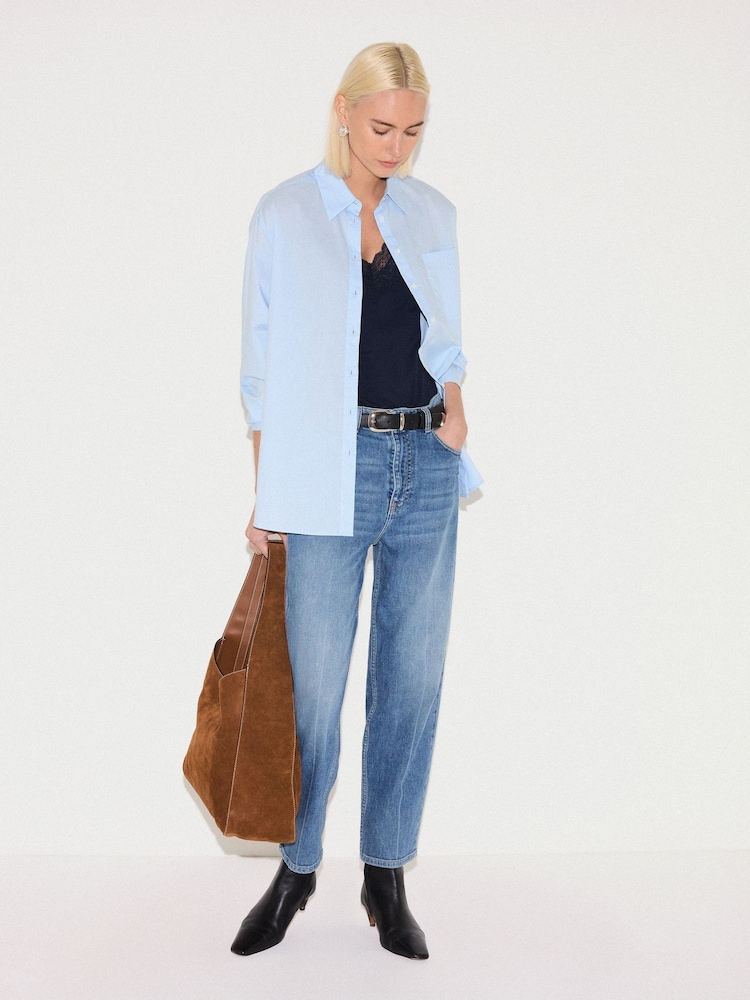 Jigsaw Blue Modal Lace Camisole - Image 4 of 4