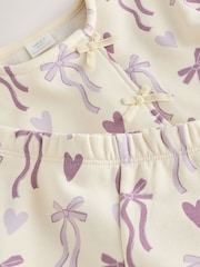 Purple Bow Baby Sweat Top And Joggers Set 2 Piece (0mths-2yrs) - Image 13 of 13