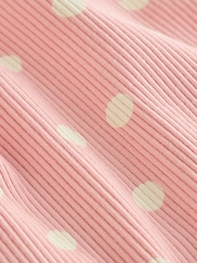 Pink Spot Peplum Top and Leggings Baby Set (0mths-2yrs) - Image 12 of 12